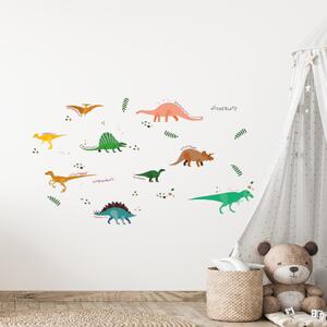 PIPPER | Naklejka na ścianę "Dinozaury 4" 58x67cm