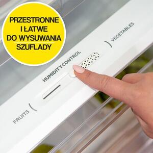 Lodówka MPM 387-CJF-22 No frost 185cm Srebrna