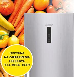Lodówka MPM 387-CJF-22 No frost 185cm Srebrna