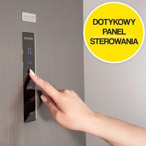 Lodówka MPM 387-CJF-22 No frost 185cm Srebrna