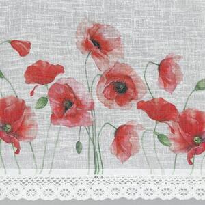 Firana gotowa EUROFIRANY Mari 150 x 30 cm BiaÅy