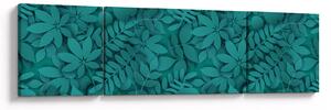 Obraz liści (170x50 cm)