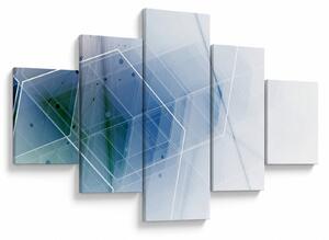 Obraz - Kształty geometryczne (125x70 cm)
