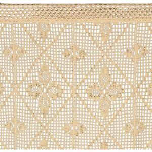 Firana gotowa EUROFIRANY Martha 150 x 30 cm JasnobeÅ¼owy