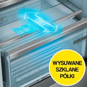 Lodówka SIEMENS KG49NXXEA No frost 203cm Grafitowa