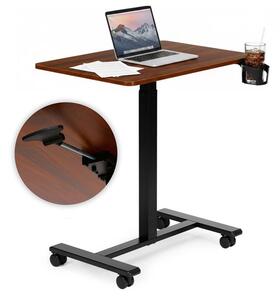 Mobilne biurko regulowane 70x48 cm stolik pod laptopa regulacja wysokoÅci 71,5-112 cm ModernHome