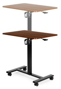 Mobilne biurko regulowane 70x48 cm stolik pod laptopa regulacja wysokoÅci 71,5-112 cm ModernHome