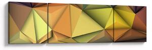 Obraz - Wielokątna abstrakcja 3D (170x50 cm)