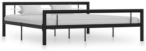 Czarne metalowe łóżko 180x200 cm - Hegrix