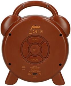 Budzik ALECTO BC-100 Brązowy