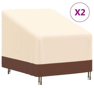 Pokrowce na fotele ogrodowe, 2 szt., 79x97x48/74cm, Oxford 600D