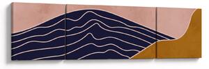 Obraz - Słońce nad górami (170x50 cm)