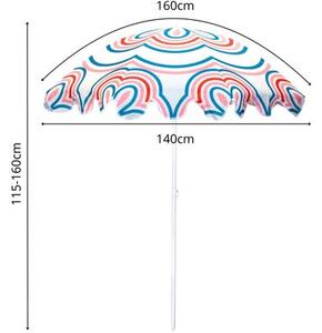 Parasol plażowy PROBEACH 1073828 160 cm Wielokolorowy