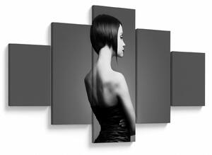 Obraz eleganckiej kobiety (125x70 cm)