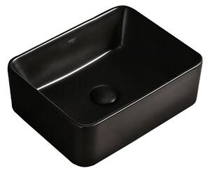 Umywalka nablatowa HYDROSAN LUXO-MTB-410 Prostokątny Czarny mat