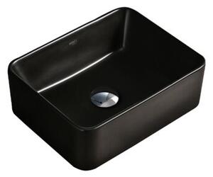 Umywalka nablatowa HYDROSAN LUXO-MTB-410 Prostokątny Czarny mat