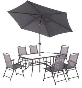 Zestaw mebli ogrodowych PATIO Bordeaux 47973 Antracytowy