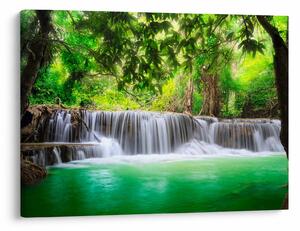 Obraz wodospadu w Kanchanaburi, Tajlandia (70x50 cm)