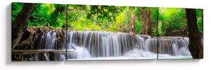 Obraz wodospadu w Kanchanaburi, Tajlandia (170x50 cm)