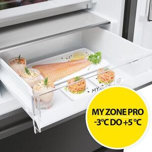 Lodówka HAIER HTW5618ENPT 3D No Frost 185cm Czarna
