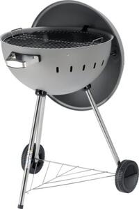 Grill ogrodowy węglowy YATO YG-20301 Zamykany, okrągły, na kółkach Szary