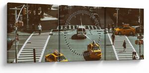 Obraz - New York (z zegarem) (90x30 cm)