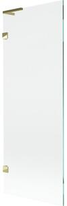 Mexen Lunar L parawan nawannowy 1-skrzydłowy 70 x 150 cm, transparent, złoty - 897L-070-000-50-00