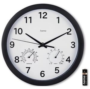 Zegar ścienny HAMA Malta 25 cm Czarny