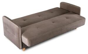 Wersalka Sofa Kanapa RozkÅadana z FunkcjÄ Spania Dwuosobowa BeÅ¼owa CUBA