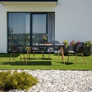 Zestaw mebli ogrodowych PATIO Luc Czarny