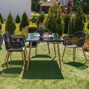 Zestaw mebli ogrodowych PATIO Luc Czarny