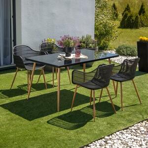 Zestaw mebli ogrodowych PATIO Luc Czarny