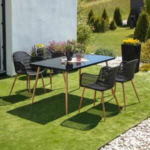 Zestaw mebli ogrodowych PATIO Luc Czarny