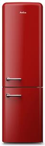 Lodówka AMICA FK3495.3FRAA Retro No frost 186.5cm Czerwony