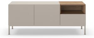 Kremowa szafka pod TV 140x55 cm Cailin – Marckeric