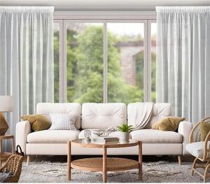 Firana gotowa EUROFIRANY Kim 140 x 300 cm BiaÅy