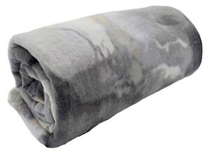 Szary polarowy koc 150x200 cm Marble – JAHU collections