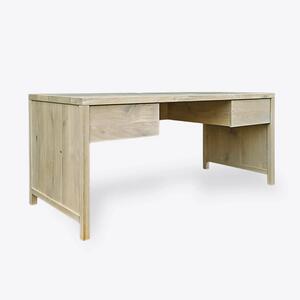Dębowe biurko z szufladami z litego drewna do gabinetu DAVOS II