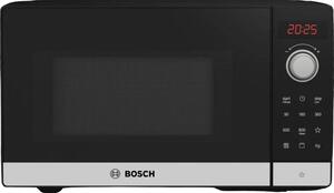 Kuchenka mikrofalowa BOSCH FEL023MS2 Serie 2 800W średnica 27 cm pojemność 20L Grill Hydroliza QuickStart Czarno-srebrny