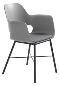 Szare krzesło Unique Furniture Wrestler