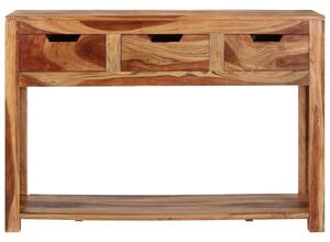 Stolik konsolowy, 110x35x75 cm, lite drewno akacjowe