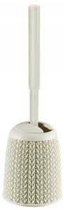 Szczotka WC CURVER Knit 235055 Kremowy