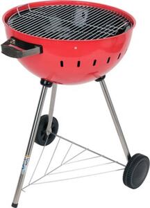 Grill ogrodowy węglowy YATO YG-20304 Zamykany, okrągły, na kółkach Czerwony