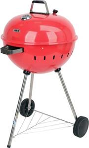 Grill ogrodowy węglowy YATO YG-20304 Zamykany, okrągły, na kółkach Czerwony