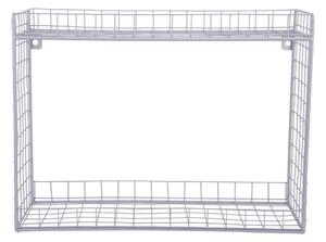 Fioletowa wielopoziomowa stalowa półka 40 cm Reja – PT LIVING