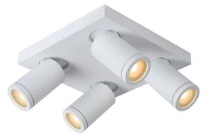 TAYLOR plafon łazienkowy biały IP44 4xGU10 LED 5W DIM regulowany