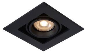 CHIMNEY oprawa podtynkowa czarna z głębią 1xGU10