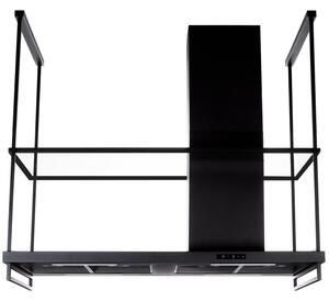 Okap BERG Frame FRAOWKLDBK1201 Czarny 491.4m3/h 66dB klasa B