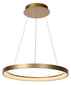 VIDAL LED 48W 2700K lampa wisząca złoty ring fi 58cm możliwość ściemniania