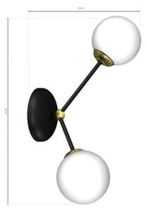 Kinkiet CLOUD niebieski LED 1x5W 250lm wym:18,5x53x12cm IP20 Candellux